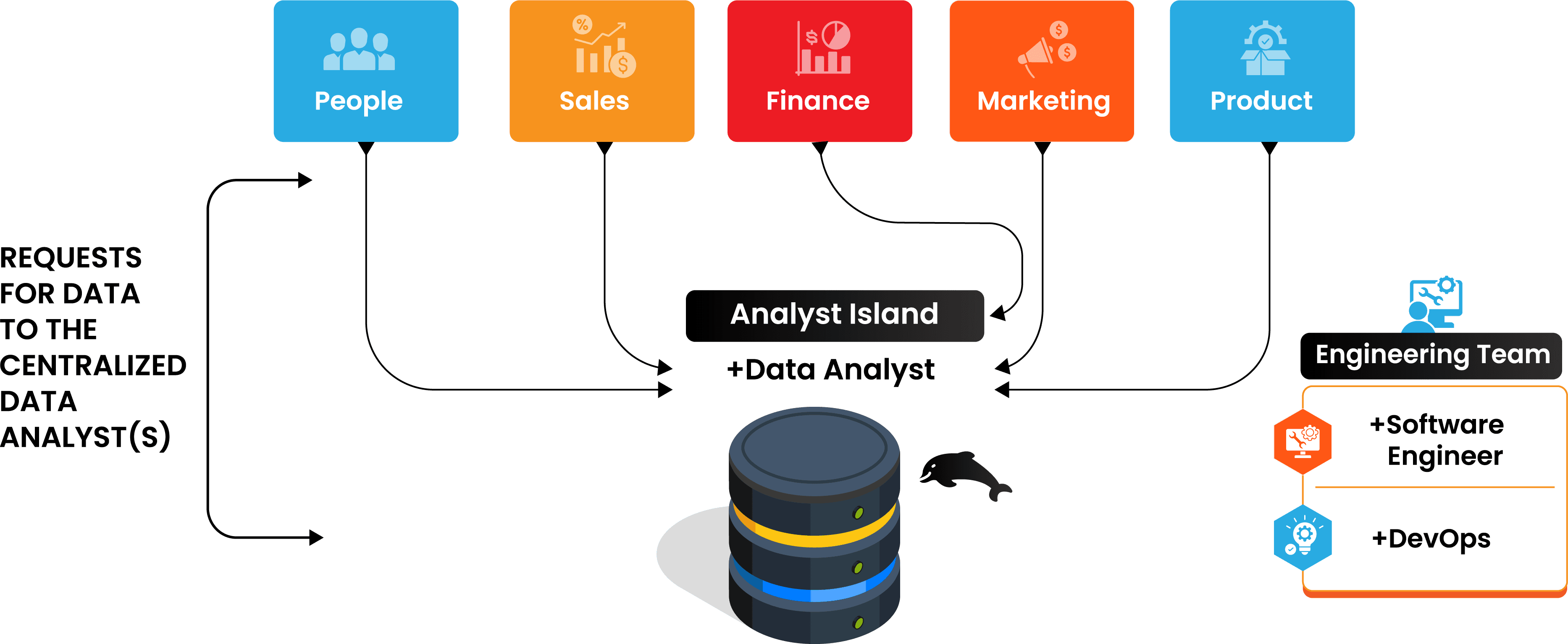 Centralized Data Team Structure